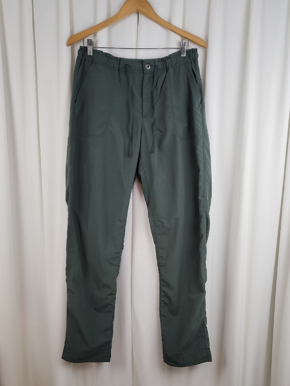 Patagonia Upcountry Pants 50+ UPF Pants Size 12 Gray Green
